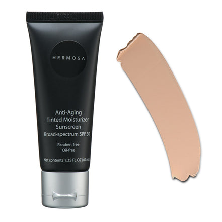 Hermosa Vegan Anti-Aging Tinted Moisturizer SPF 30 Deep